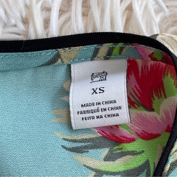 Scotch & Soda POOLSIDE TROPICAL JUMPER ROMPER elastic waist floral print SZ XS - Picture 4 of 11